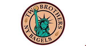 Product image for Two Brothers Ny Bagels $5 OFF orders of $25 or more. 