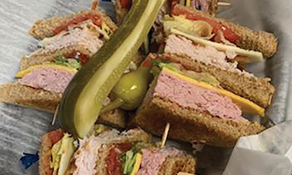 Product image for Sunrise Deli Two Can Dine $15.99 includes (2) 8” sandwiches, 2 reg. fries and 2 reg. drinks.