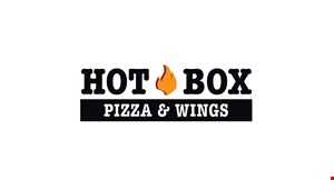 Hot Box Pizza & Wings logo