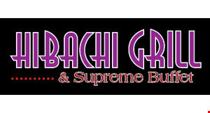 Product image for Hibachi Grill & Supreme Buffet 50% OFF Buy One Lunch or Dinner Buffet at Regular Price and Get a Second Buffet at Half-Price.MUST PURCHASE 2 BEVERAGES compre uno y obtenga la mitad de descuento