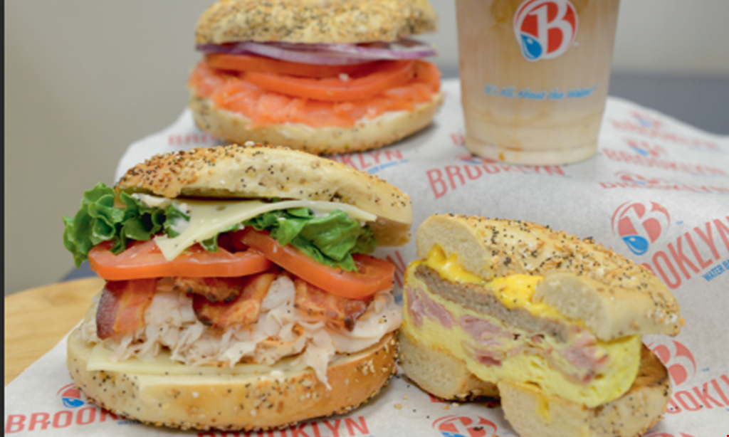 Product image for Brooklyn Water Bagels East Boca AFTERNOON DELIGHT Any Day After 12:00pm 6 FREE BAGELS with the purchase of 6 Bagels. While Supplies Last.