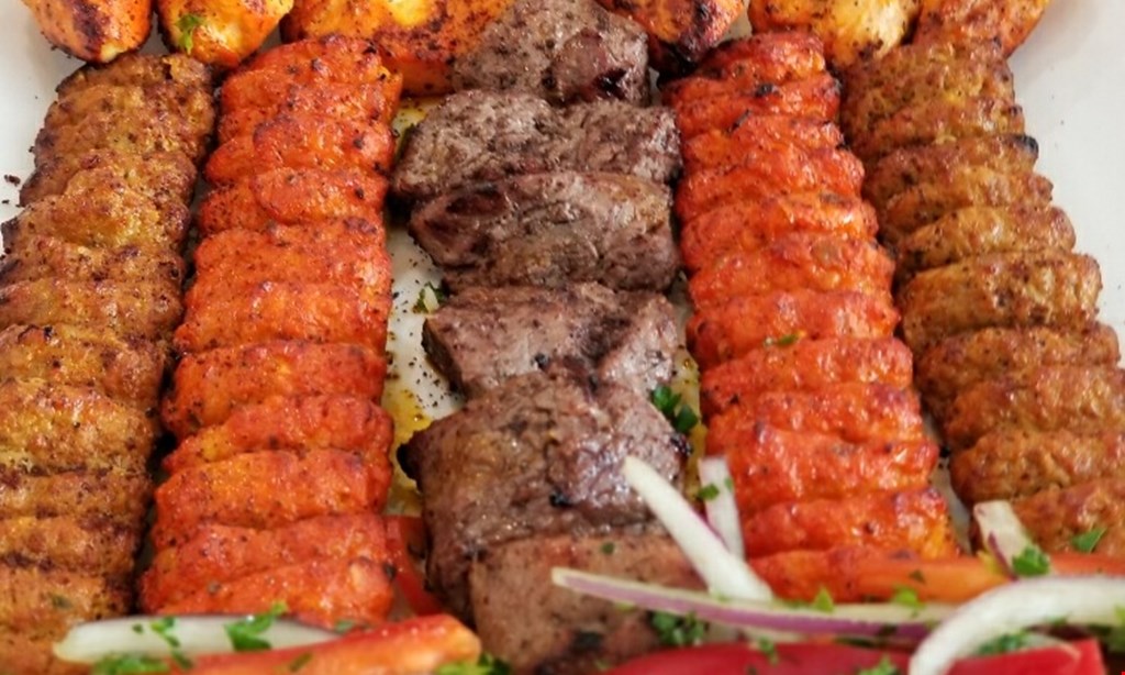 Product image for Ashburn Kabob FREE appetizer with family platter purchase of $50 or more. 