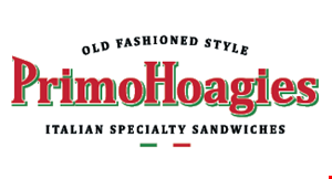 Product image for Primo Hoagies-Downingtown $5.00 off any whole size hoagie.