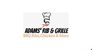 Product image for Adams' Rib & Grille $2 OFF any purchase over $10.