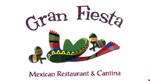 Product image for Gran Fiesta Mexican Restaurant $10 Off any purchase of $50 or more. 