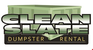 Clean Slate Dumpster Rental logo