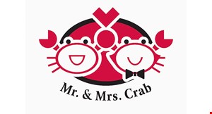 Product image for Mr And Mrs Crab $15 OFF Any Order $75 Or More.