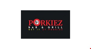 Product image for Porkiez Bar & Grill $10 OFF any purchase of $50 or more. 