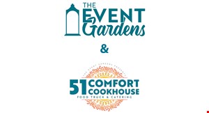 The Event Gardens/51 Comfort Cookhouse logo
