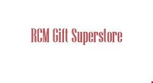 RCM Gift Superstore logo