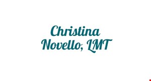 Christina Novello, LMT logo
