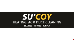 Product image for Su'Coy Heating AC & Duct Cleaning $3800 starting at replacement A/C & heating system installation.