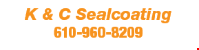 K & C Sealcoating logo
