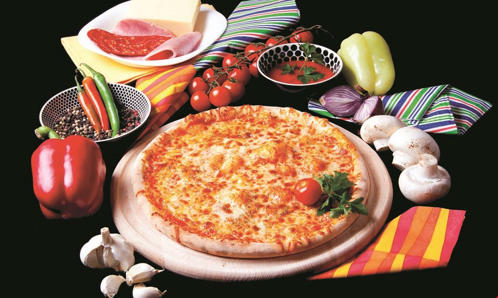 Product image for Davinci's Pizza $29.99 for 2 large cheese pizzas, 10 wings & 2 liter of soda. 
