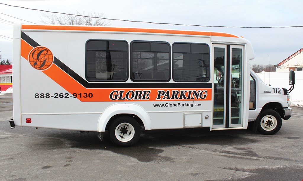 Product image for Globe Airport Parking $5.95 per day, Tax Included • Valet Parking. 