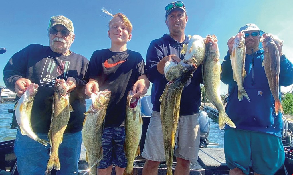 Product image for Xtr Fishing Charters $50 OFF any Lake Erie Walleye Charter, Lake Erie Bass Charter or Lake Trout Charter.