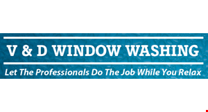 V & D Window Wash & Gutter Cleaning logo
