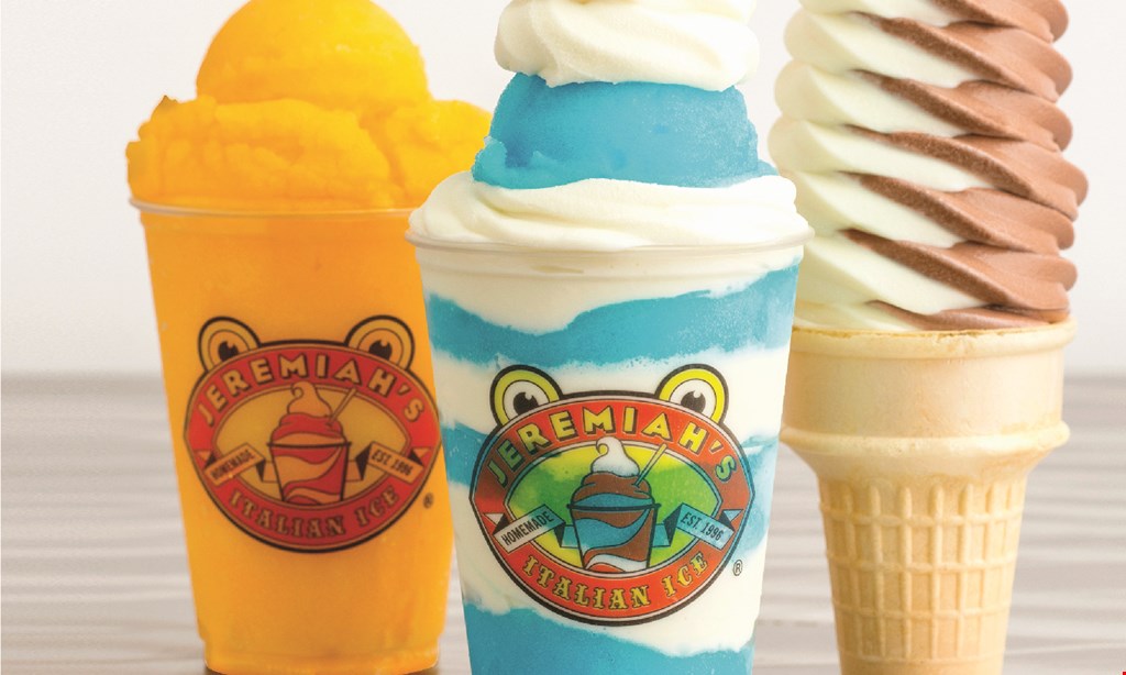 Product image for Jeremiah's Italian Ice Of Jacksonville Beach Buy One , Get One FREE !