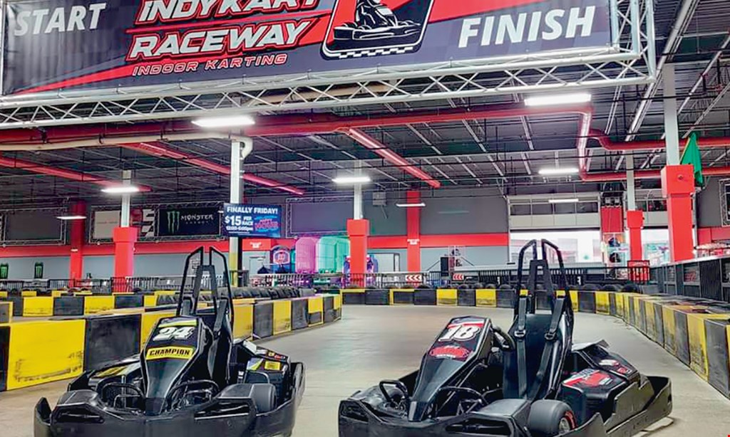Product image for Indykart Raceway Indoor Karting THURSDAY FAMILY DAY! $68 4 Pack Of Races. 