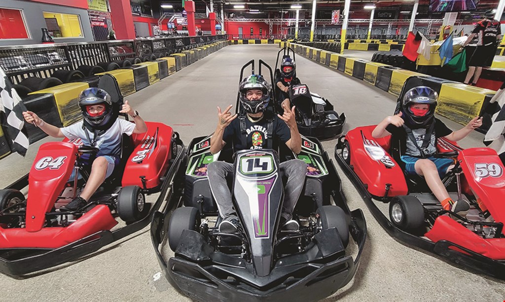 Product image for Indykart Raceway Indoor Karting $45 Membership ($75 Value) • 2 Free Races Upon Purchase Day • 1 Free Race Next Visit • Free T Shirt • Discount Races For 1 Full Year.