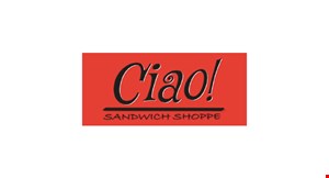 Ciao! Sandwich Shoppe logo