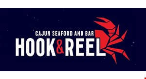 Hook & Reel Cajun Seafood logo