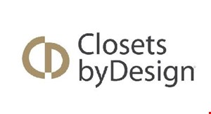 Product image for Closet By Design 40% Off + free installation + additional 15% off selected items. 