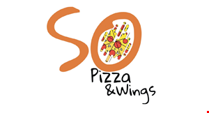 So Pizza & Wings logo
