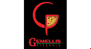 Product image for Gemelli's Pizzeria $3 OFF any large pizza.