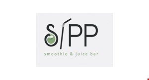Sipp Smoothie And Juice Bar logo