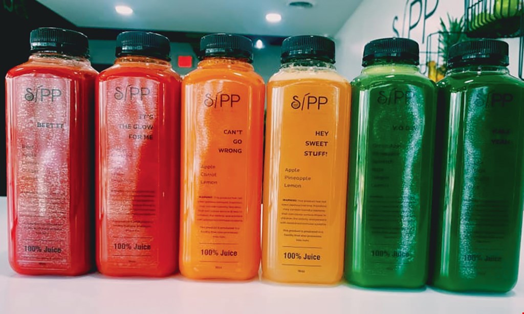 Product image for Sipp Smoothie And Juice Bar $1 OFFany purchase. 