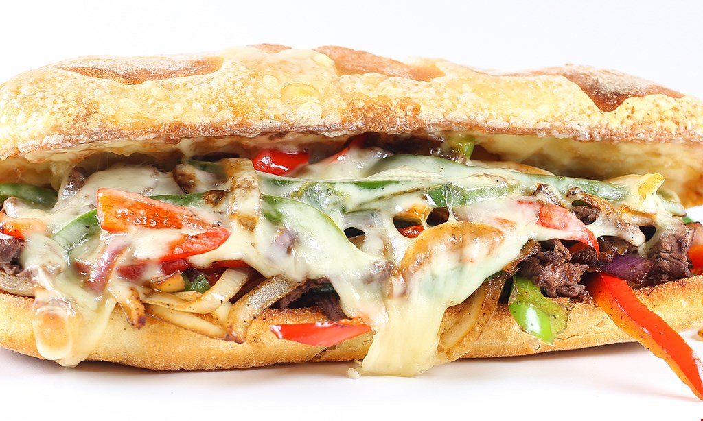 Product image for Philly Steak Subs $5 OFF any purchase of $25 or more. 