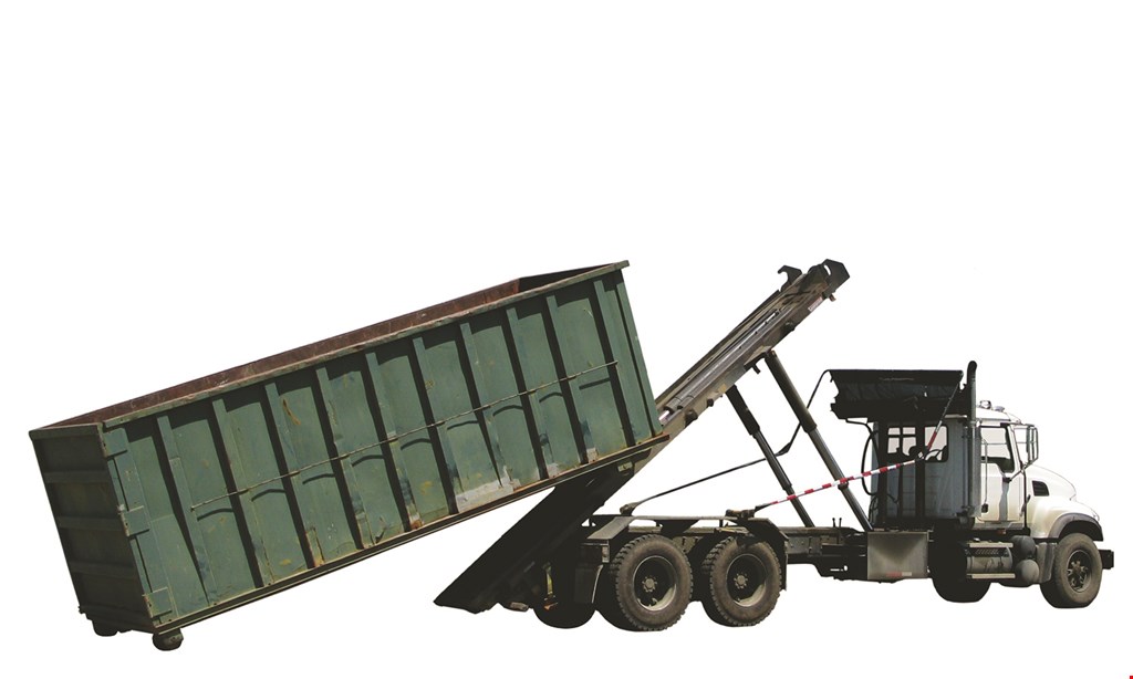 Product image for Tedesco Roll Off Services $25 OF Ffirst dumpster rental new customers only. 