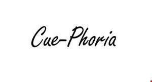 Cue-Phoria logo