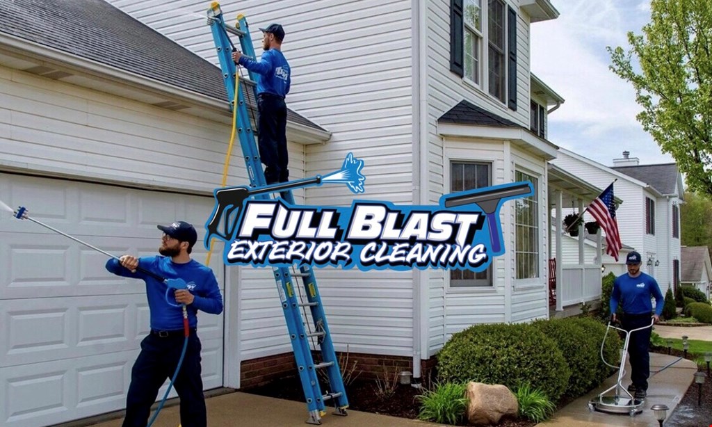 Product image for Full Blast Exterior Cleaning $25 OFF any service. 