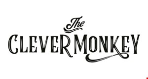 Product image for Clever Monkey Craft Bar & Grill $5 OFF any purchase of $25 or more. 