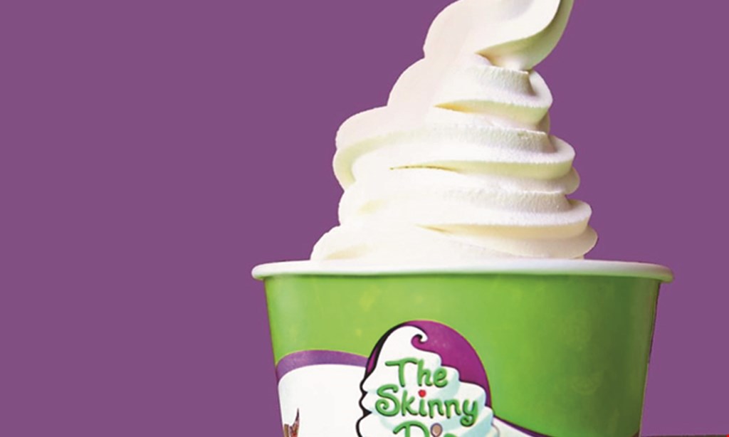 Product image for The Skinny Dip Frozen Yogurt Bar GRAND OPENING SPECIIAL FREE bowl of frozen yogurt buy 1 bowl of frozen yogurt, get 1 FREE. 