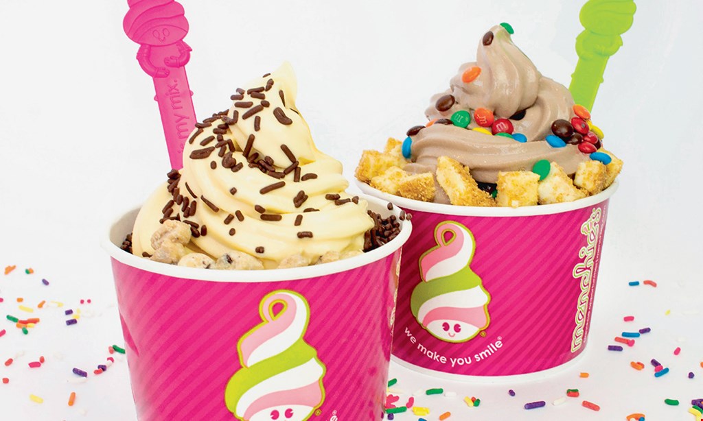 Product image for Menchie's Frozen Yogurt $1 Off frozen yogurt. 