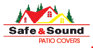 Product image for Safe & Sound Patio Covers $500 OFF any purchase. 