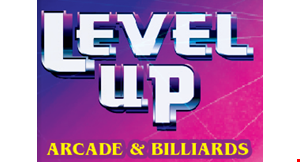 Level Up Arcade & Billiards logo