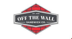 Product image for Off The Wall Sandwich Company $2 OFF any order of $15 or more. 