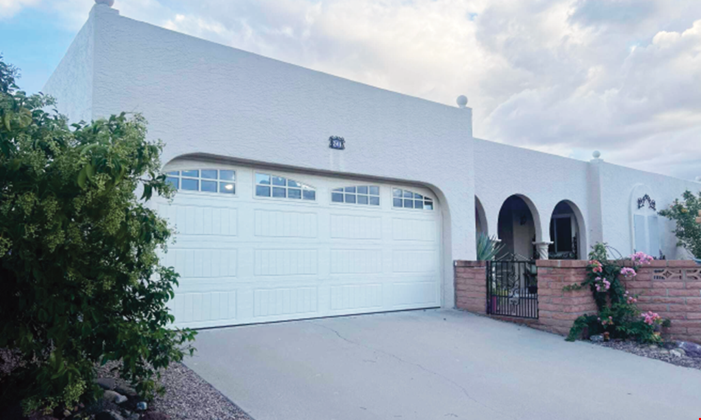Product image for A-AUTHENTIC GARAGE DOOR COMPANY SEE HOW YOUR NEW DOOR WILL LOOK ONYOUR HOUSE BEFORE YOU BUY IT WITH OUR STATE-OF-THE-ART PROGRAM! NEW DOOR SPECIALS. $200 OFF ANY 2-CAR GARAGE DOOR. $100 OFF ANY 1-CAR GARAGE DOOR. INSTALLED!
