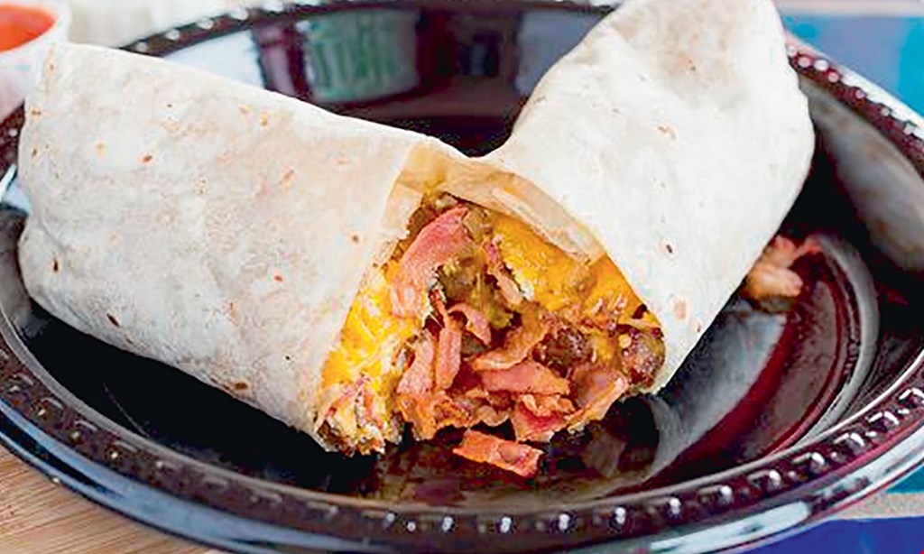 Product image for Muchas Gracias Mexican Food $1 OFF any giant burrito or breakfast burrito. 