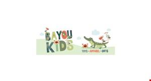 Product image for Bayou Kids $5 off purchase of $25 or more (excludes personalized items)