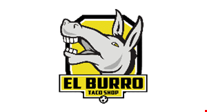 Product image for El Burro Taco Shop FREE Taco with the purchase of a taco and drink at regular price crunchy shell only