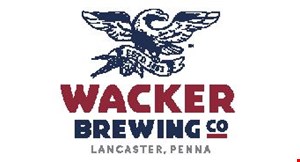 Product image for Wacker's Brewing Co $2 OFF any purchase of $15 or more, $5 OFF any purchase of $20 or more,   $10 OFF any purchase of $40 or more.