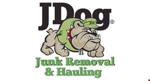 Product image for JDOG Junk Removal & Hauling $25 Off HALF TRUCK. 