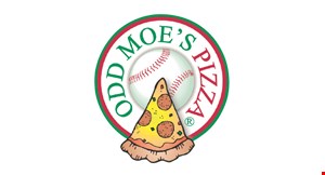 Product image for Odd Moe's Pizza $30 Original Style 2 large 2-topping pizzas carryout only. 