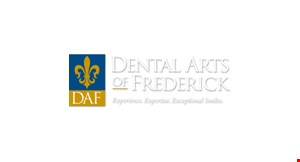 Product image for Dental Arts Of Frederick $199 New Patient Hygiene Special Includes X-rays, Cleaning and Exam *In the absence of gum disease. Cannot be combined with Dental Insurance. 