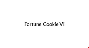 Product image for Fortune Cookie VI free lunch or dinner entree